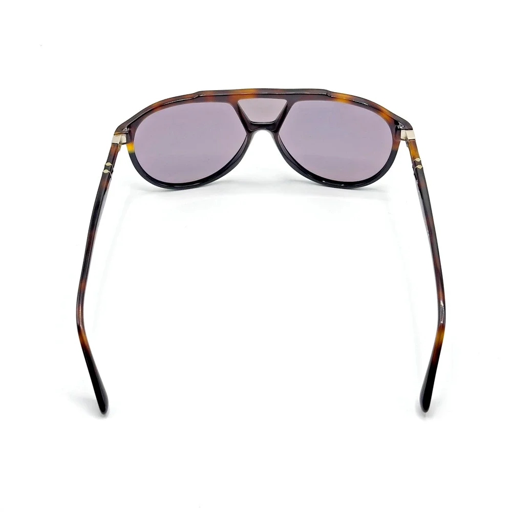 Persol Sunglasses PO3217S 1089R5 Brown Black Tortoise Pilot Frame Grey Lens 59mm